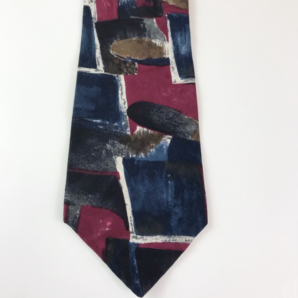 Erreuno Milano 100% Silk Tie Art Deco